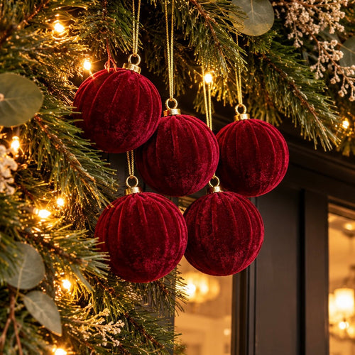 Bolas Navideñas set x6 8 cm – Ref. 26103R