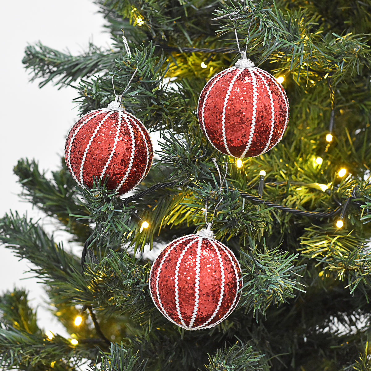 Bolas Navideñas set x6 7 cm – Ref. AZ061