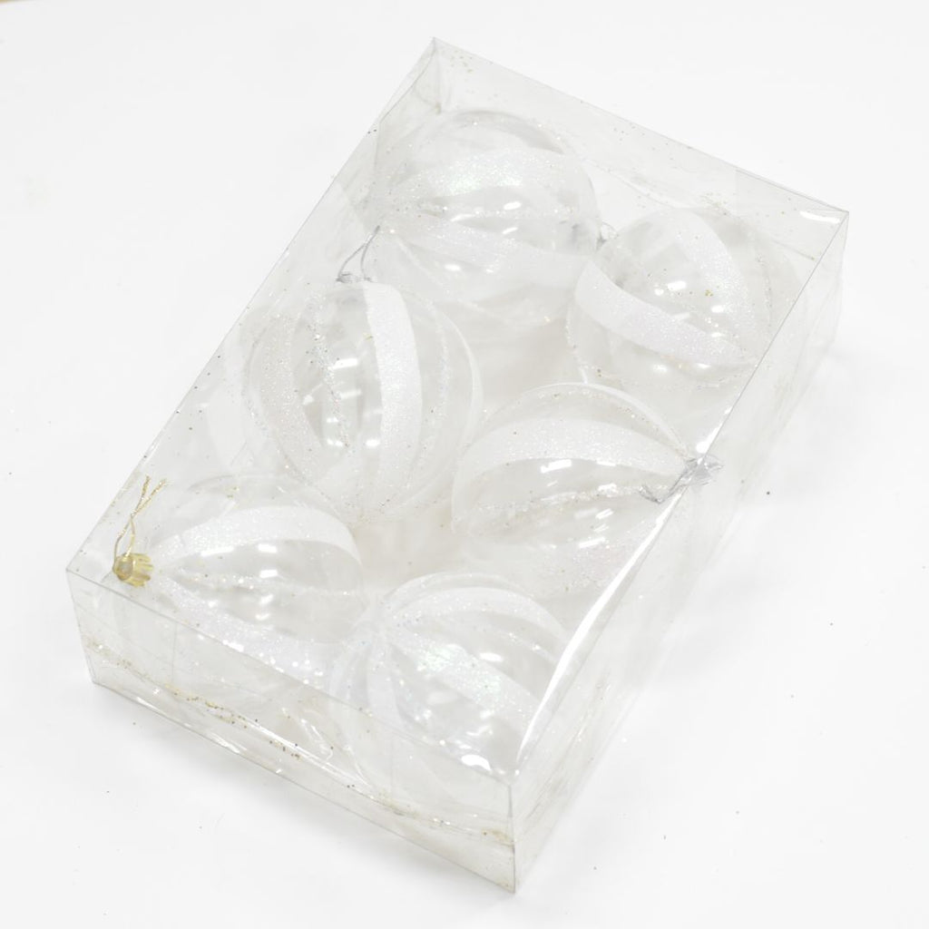 Bolas Navideñas set x6 10 cm – Ref. AZ161 (vista 3)