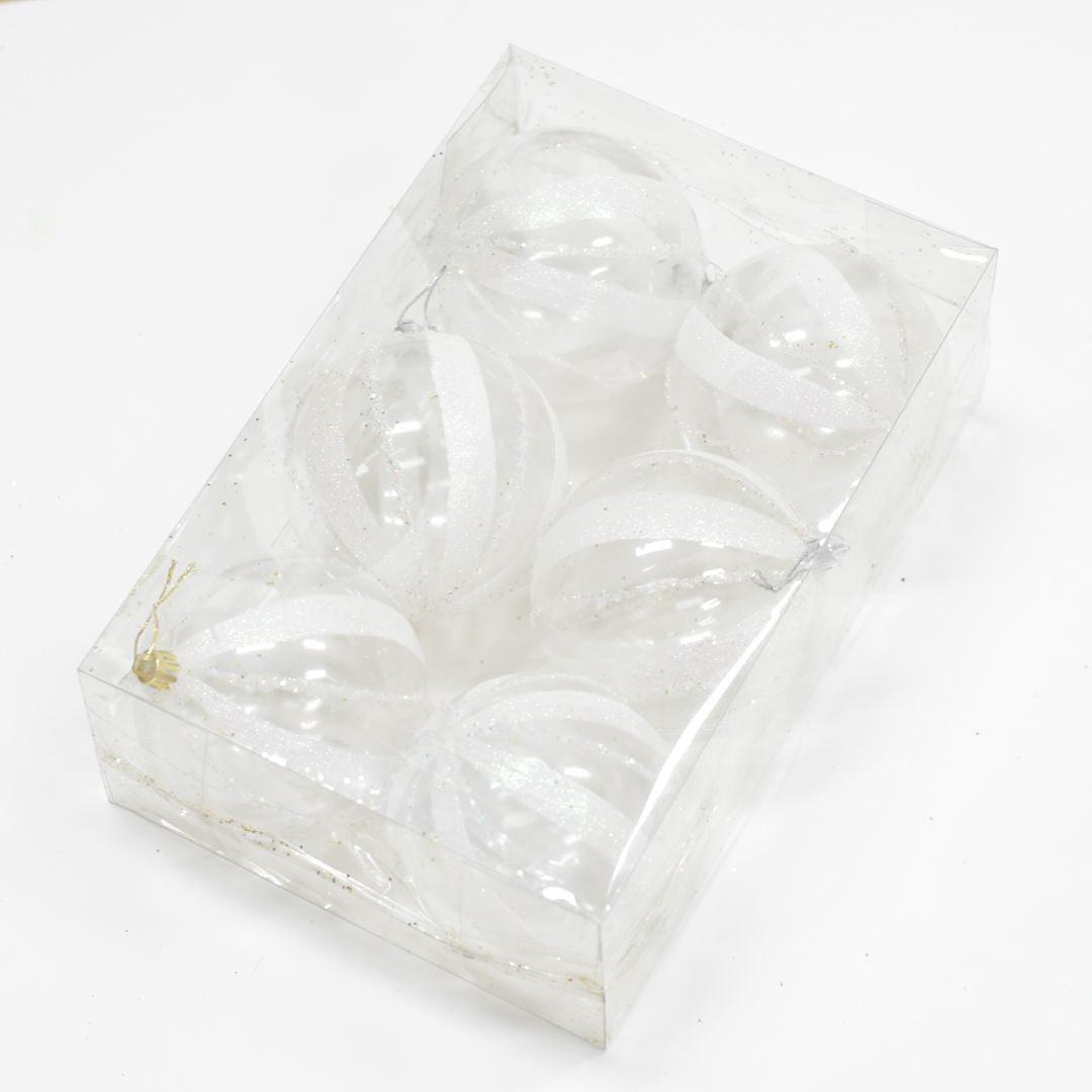 Bolas Navideñas set x6 10 cm – Ref. AZ161 (vista 3)