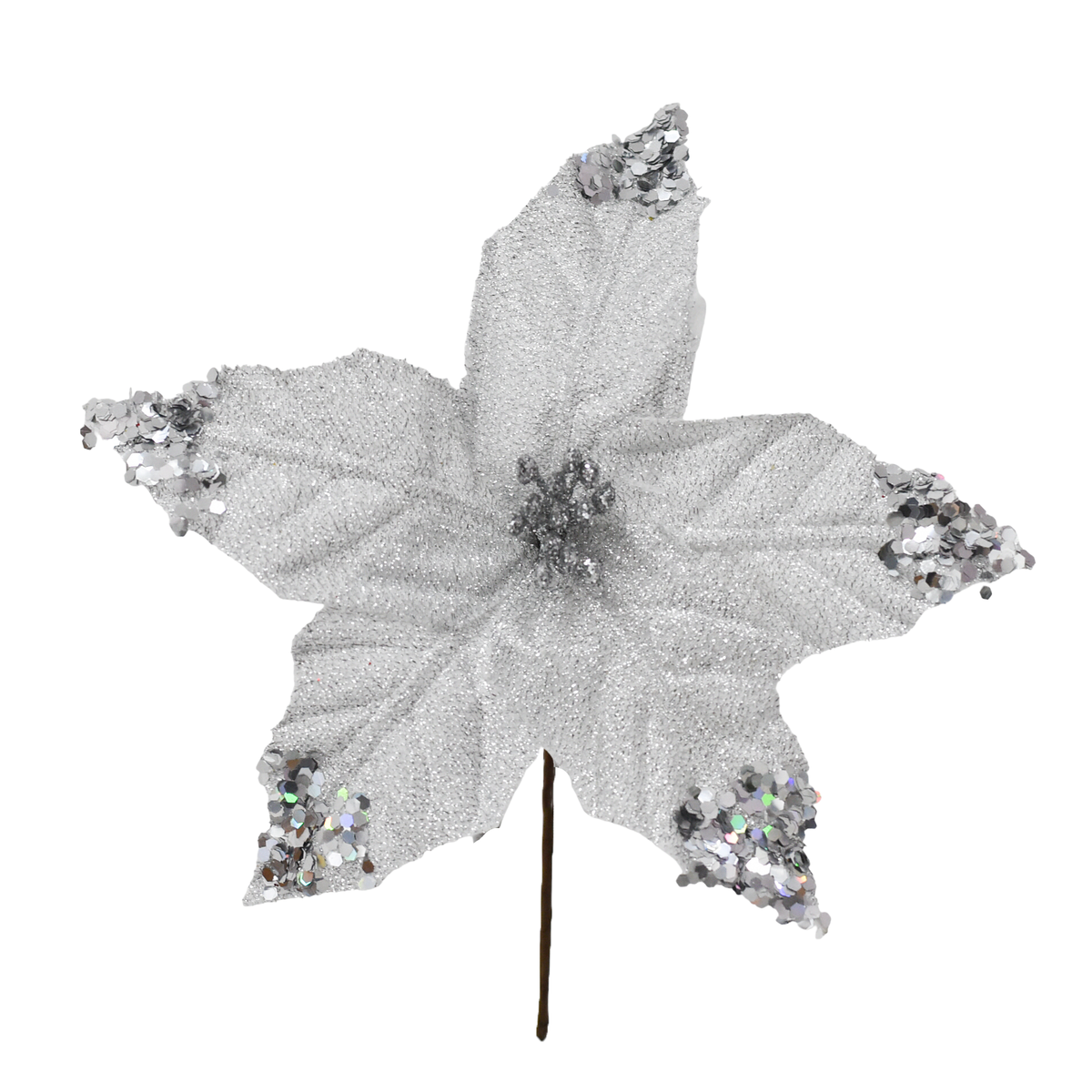 Flor Navideña Artificial 20 cm – Ref. AMX0441869C