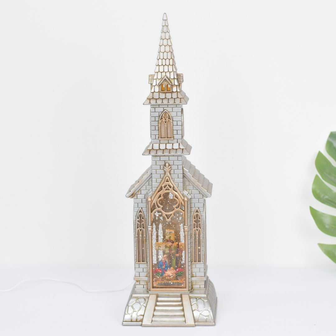 Farol Navideño Decorativo 47x14 cm – Ref. AZ013