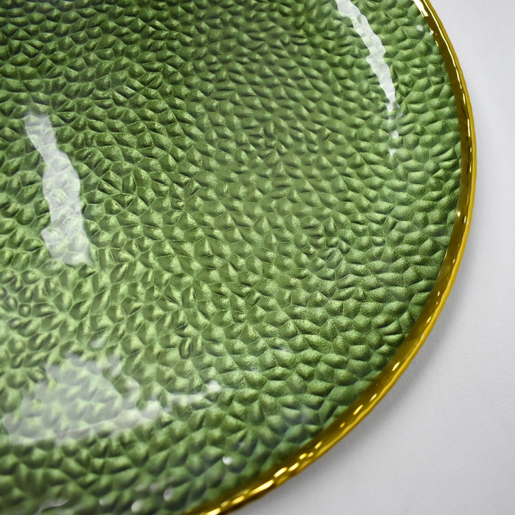 Plato de Vidrio Navideño 33 cm – Ref. AZ412 (vista 2)