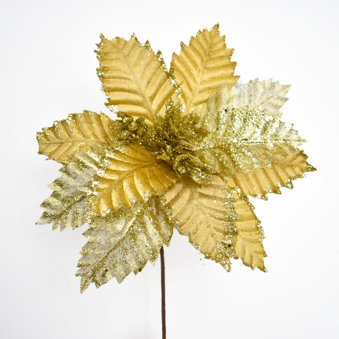 Flor Navideña Artificial 40 cm