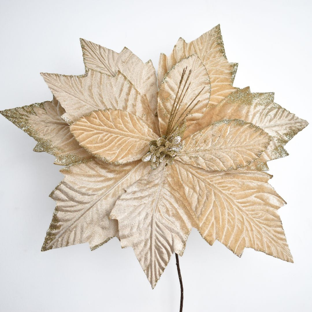 Flor Navideña Artificial 45 cm