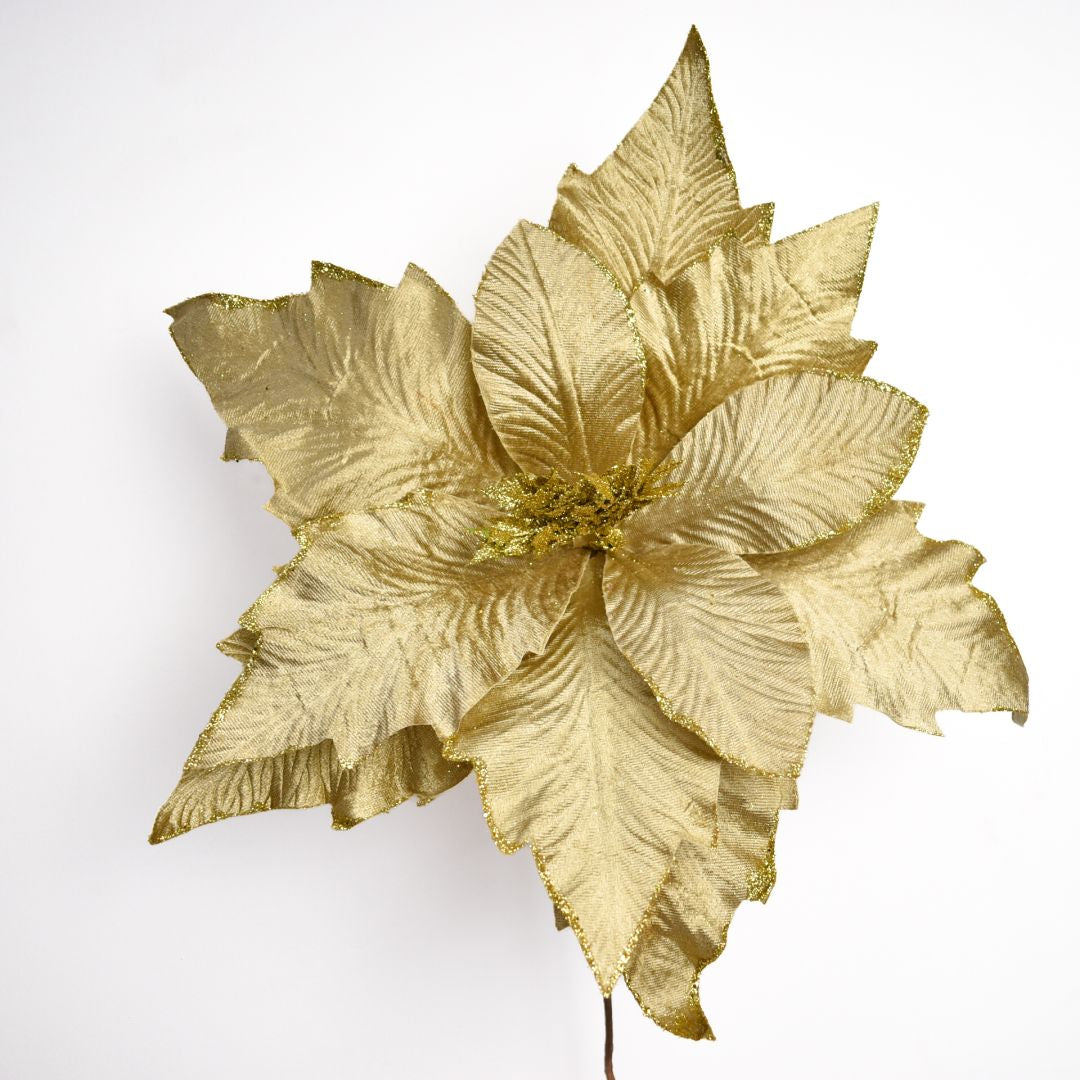 Flor Navideña Artificial 46 cm