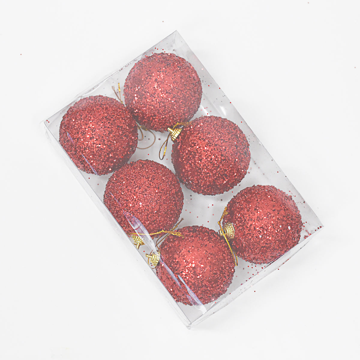 Bolas Navideñas set x6 7 cm – Ref. SA118 (vista 3)