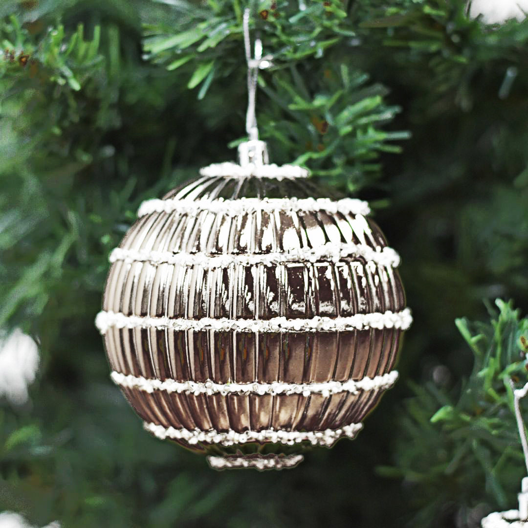 Bolas Navideñas set x6 10 cm – Ref. AZ152 (vista 2)