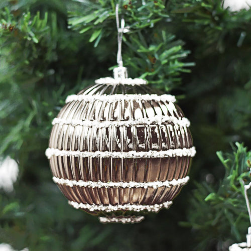 Bolas Navideñas set x6 10 cm – Ref. AZ152 (vista 2)