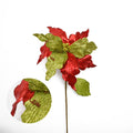 Flor Navideña Artificial 45 cm – Ref. AMX044177