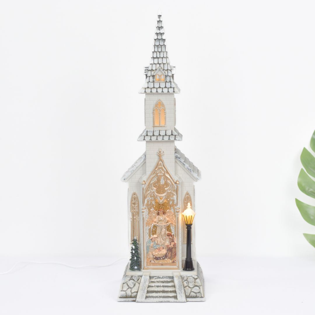 Farol Navideño Decorativo 47x14 cm – Ref. AZ016