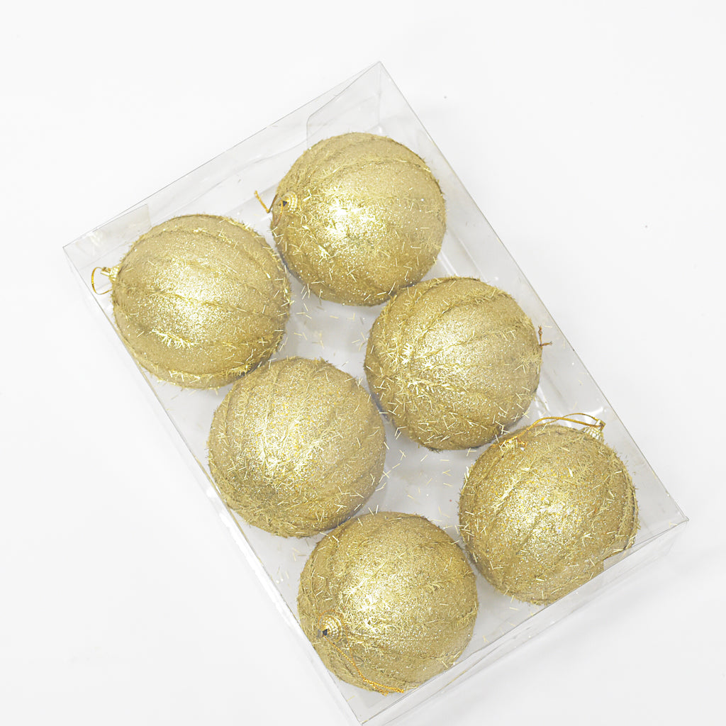 Bolas Navideñas set x6 10 cm – Ref. AZ068 (vista 3)