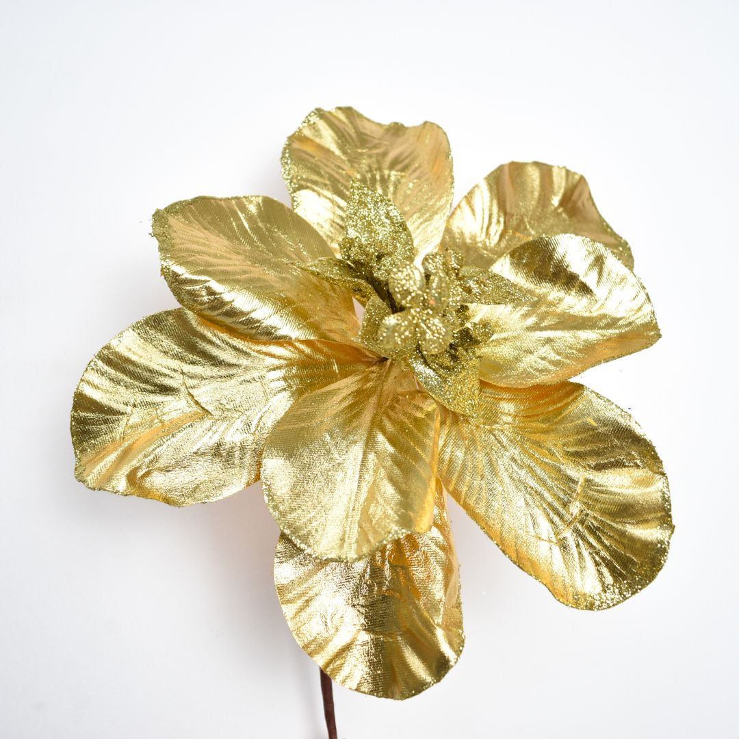 Flor Navideña Artificial 31 cm – Ref. AZ225D