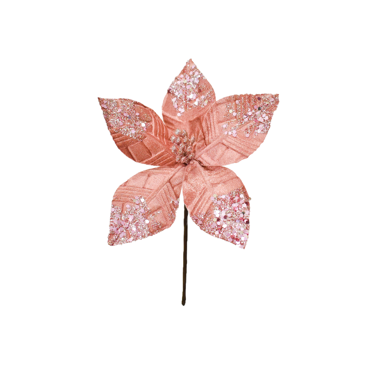 Flor Navideña Artificial 20 cm – Ref. AMX0441861T