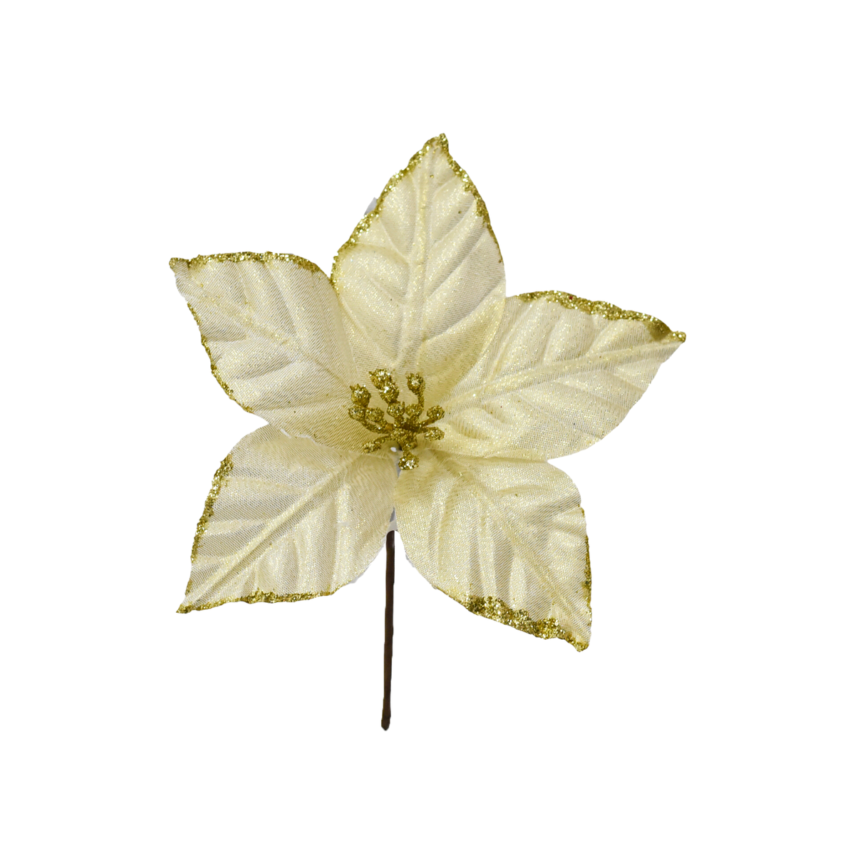 Flor Navideña Artificial 20 cm – Ref. AMX0441880B