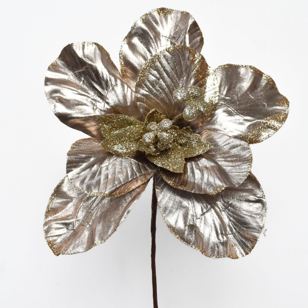 Flor Navideña Artificial 31 cm – Ref. AZ225C