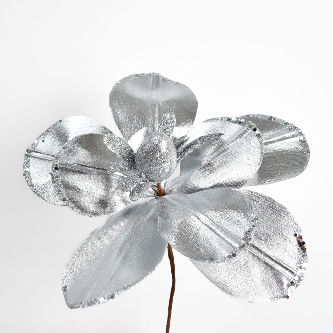 Flor Navideña Artificial 32 cm – Ref. AZ226P
