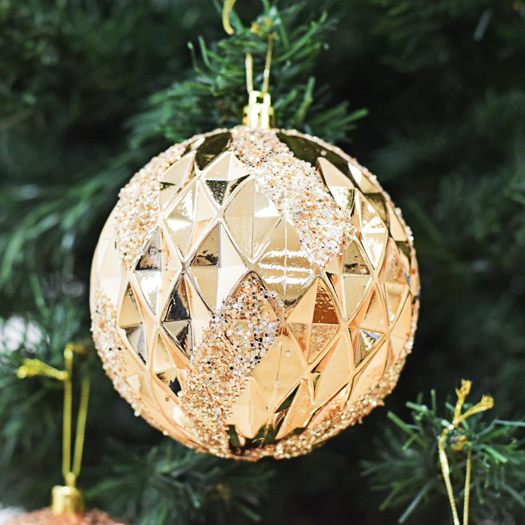 Bolas Navideñas set x6 10 cm – Ref. AZ160 (vista 2)