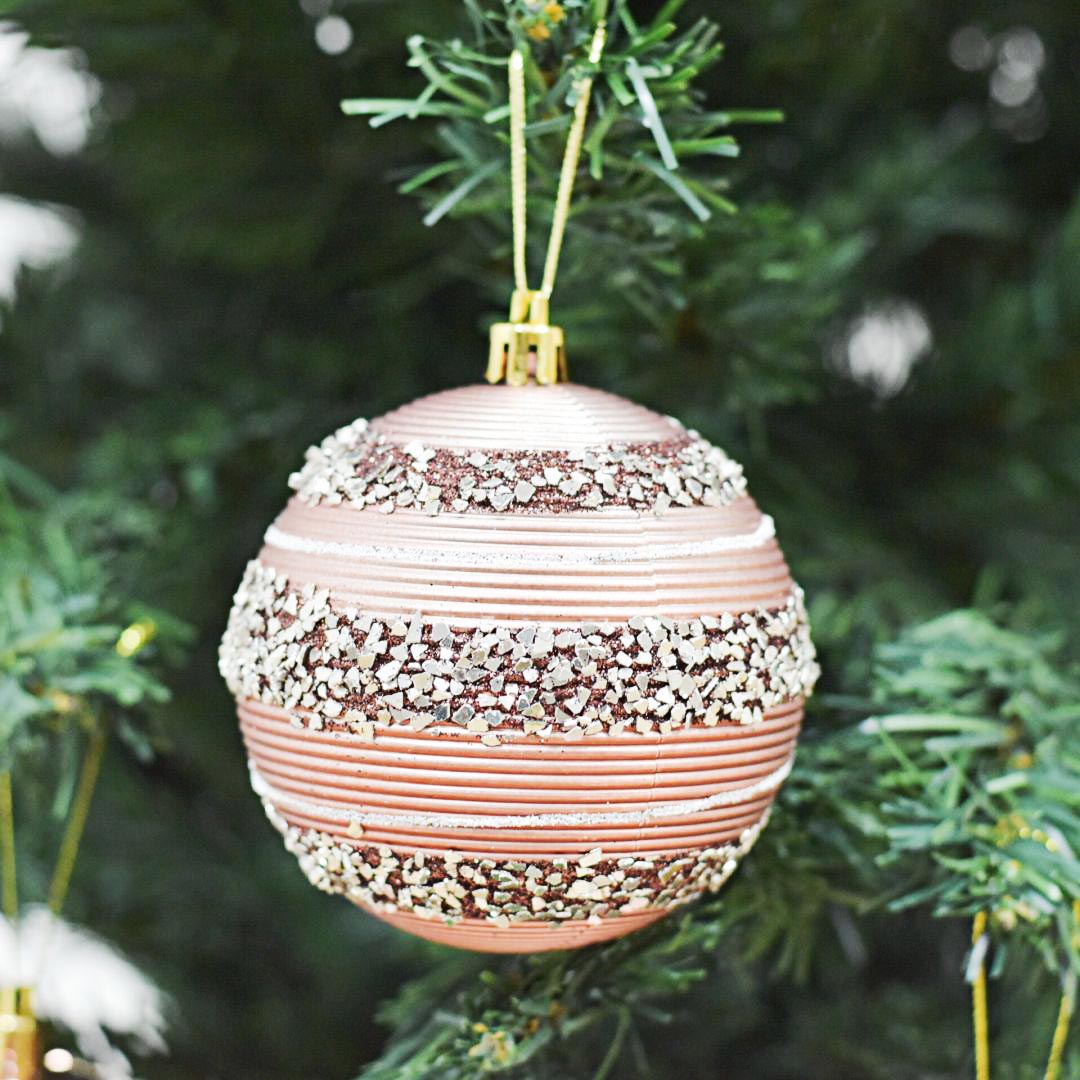 Bolas Navideñas set x6 8 cm – Ref. AZ146 (vista 2)