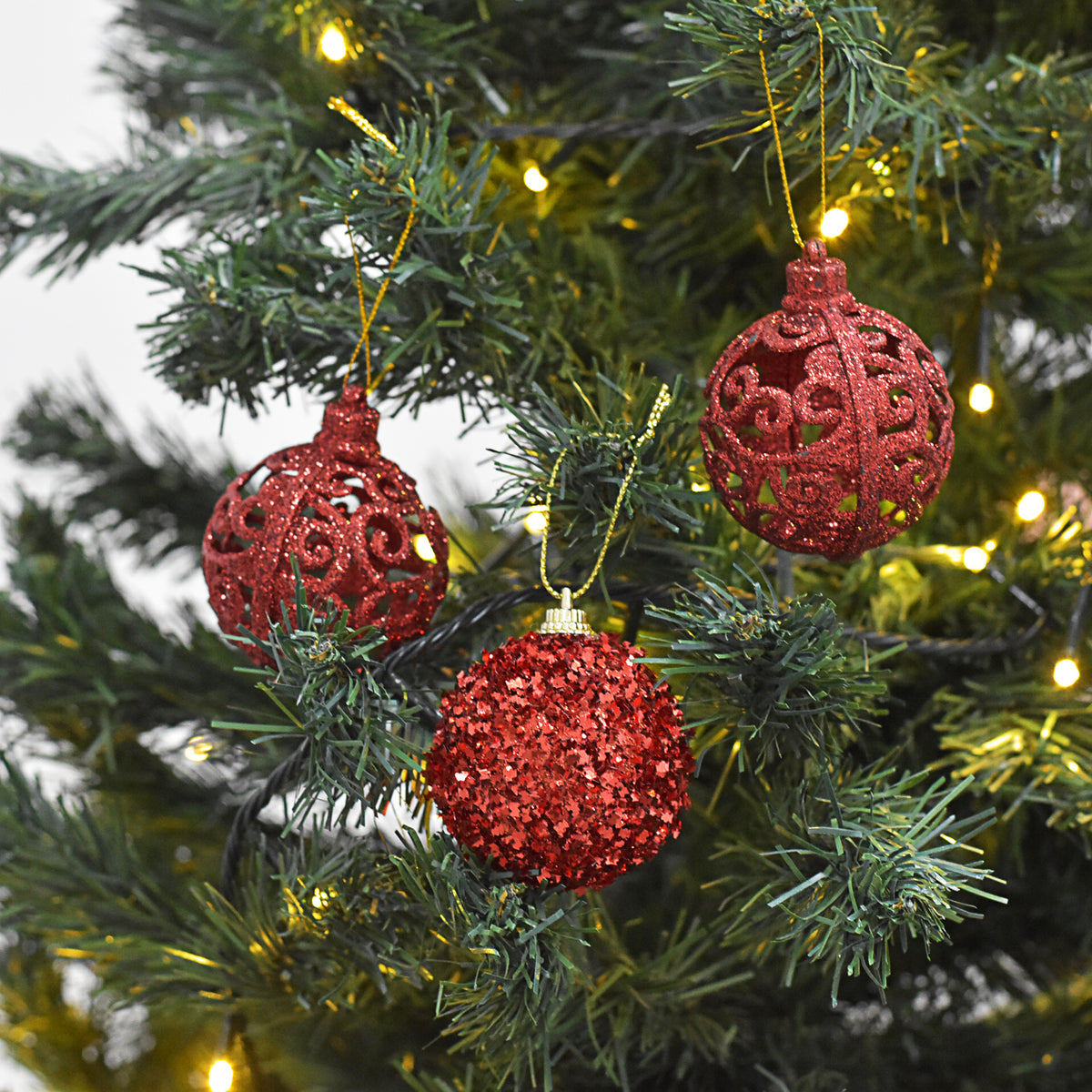 Bolas Navideñas set x6 6 cm – Ref. AZ062