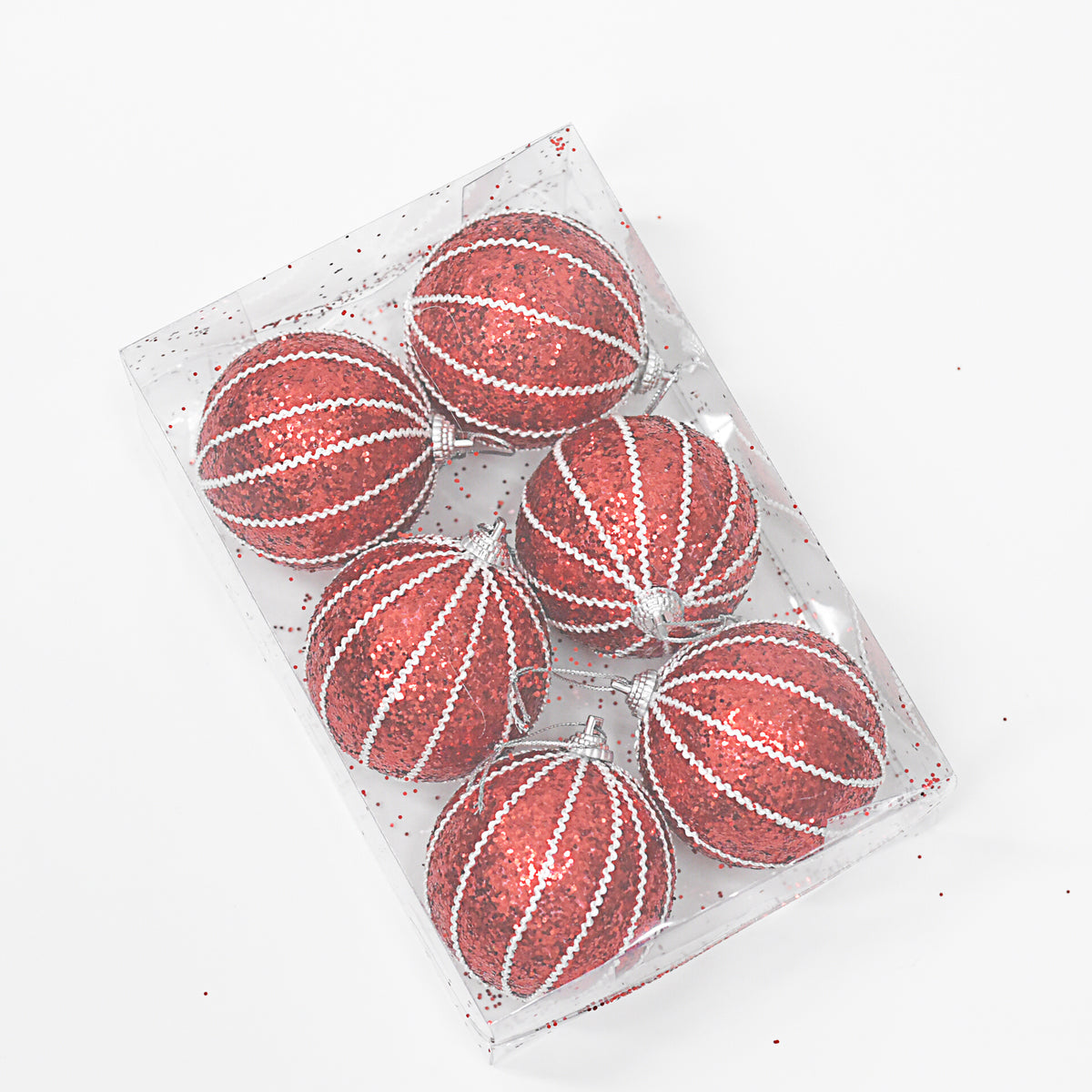 Bolas Navideñas set x6 7 cm – Ref. AZ061 (vista 3)