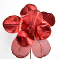 Flor Navideña Artificial 30 cm – Ref. AZ227R