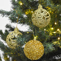 Bolas Navideñas set x6 8 cm – Ref. AZ077