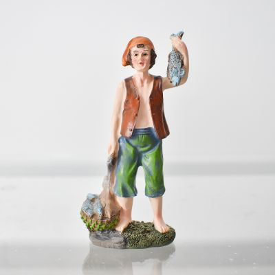 Figura de aldeano para pesebre incluida en el combo
