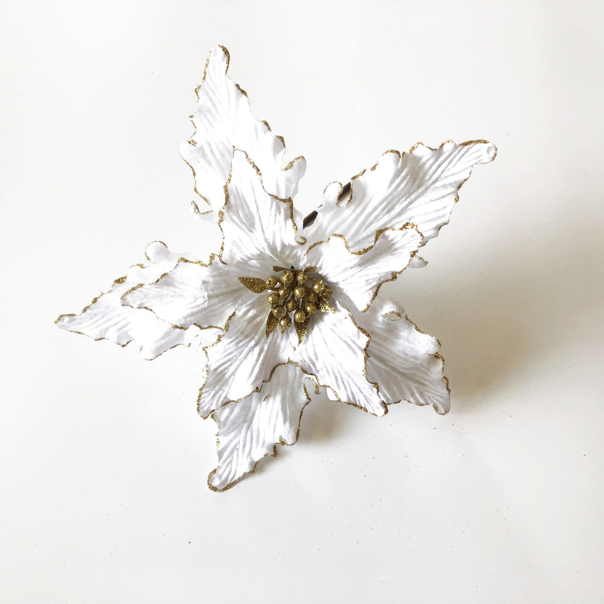 Flor Navideña Artificial 30 cm – Ref. XS1045038WG