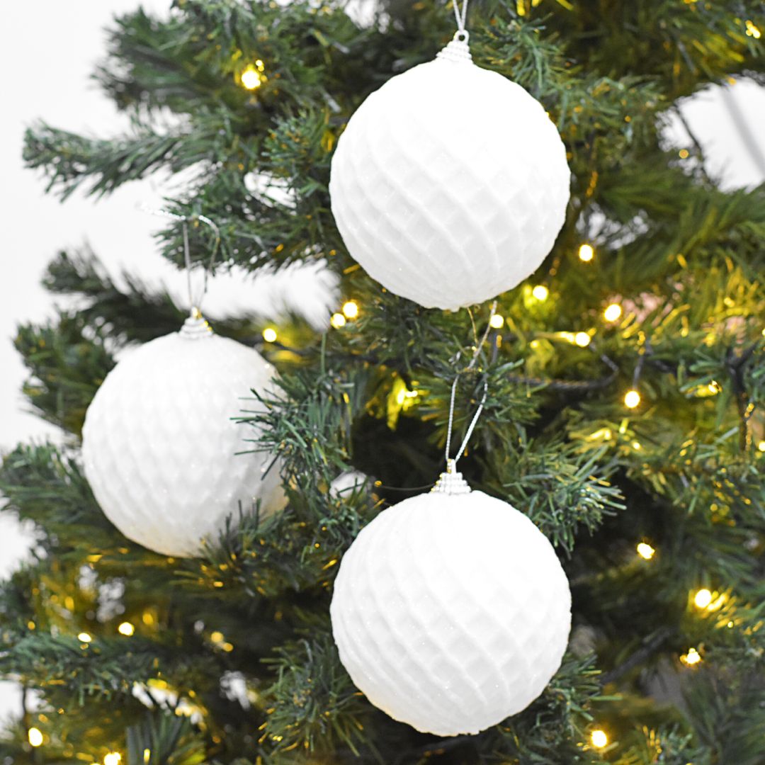 Bolas Navideñas set x6 10 cm – Ref. AZ065