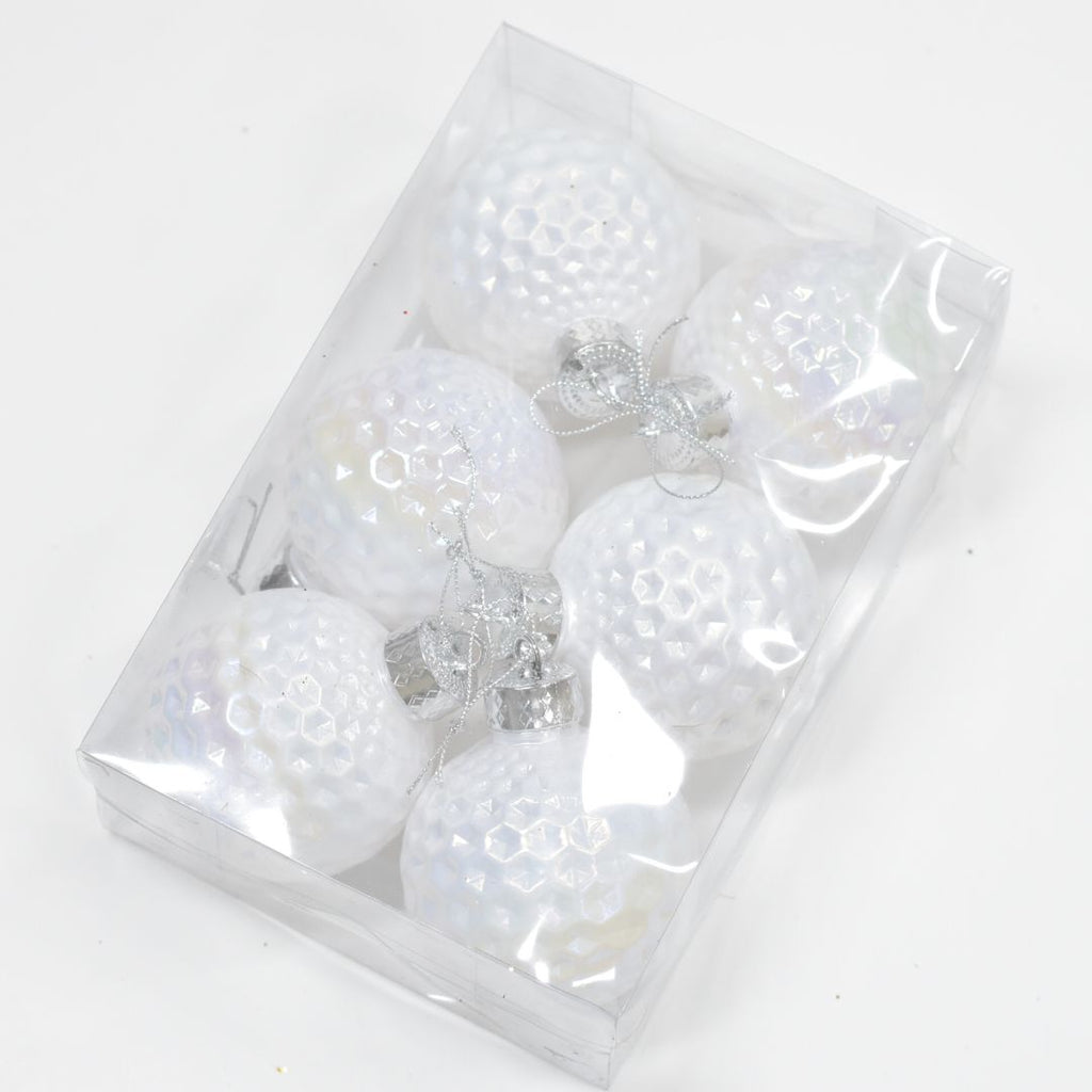 Bolas Navideñas set x6 8 cm – Ref. AZ143 (vista 3)