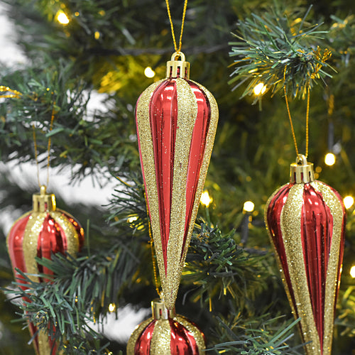 Bolas Navideñas set x4 12 cm – Ref. AZ084 (vista 2)