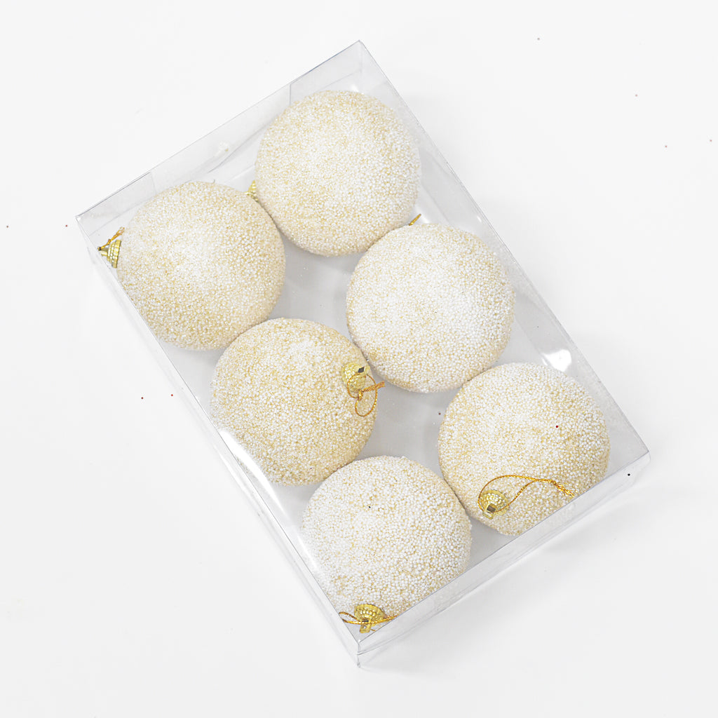 Bolas Navideñas set x6 8 cm – Ref. SA121 (vista 3)