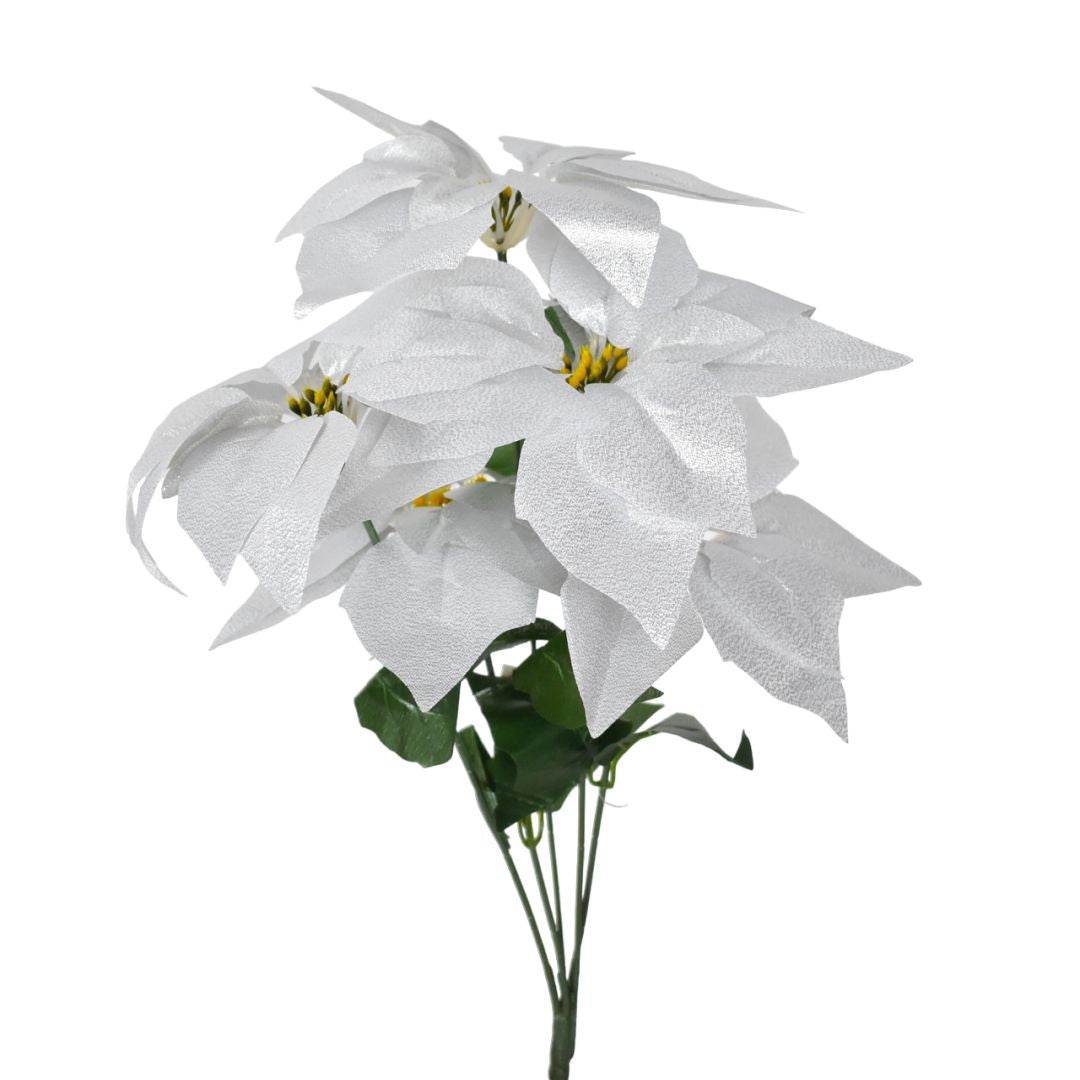 Flor Navideña Artificial 50 cm – Ref. TD2149