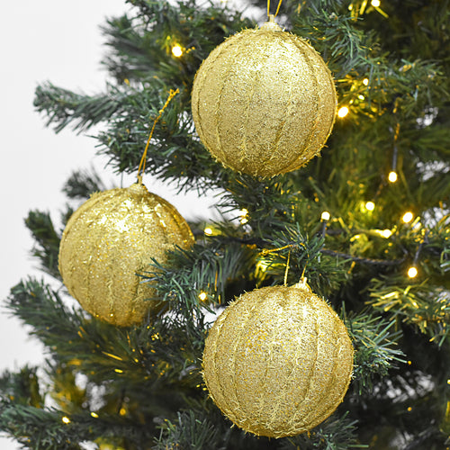 Bolas Navideñas set x6 10 cm – Ref. AZ068