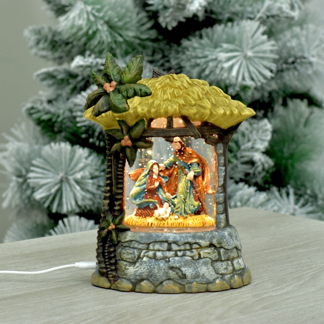 Farol Navideño Decorativo 14x20 cm – Ref. SF21