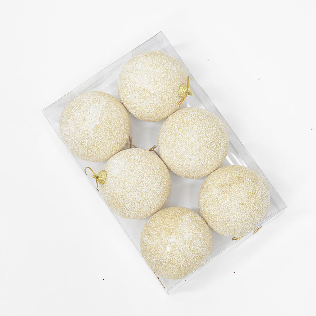 Bolas Navideñas set x6 10 cm – Ref. SA117 (vista 3)