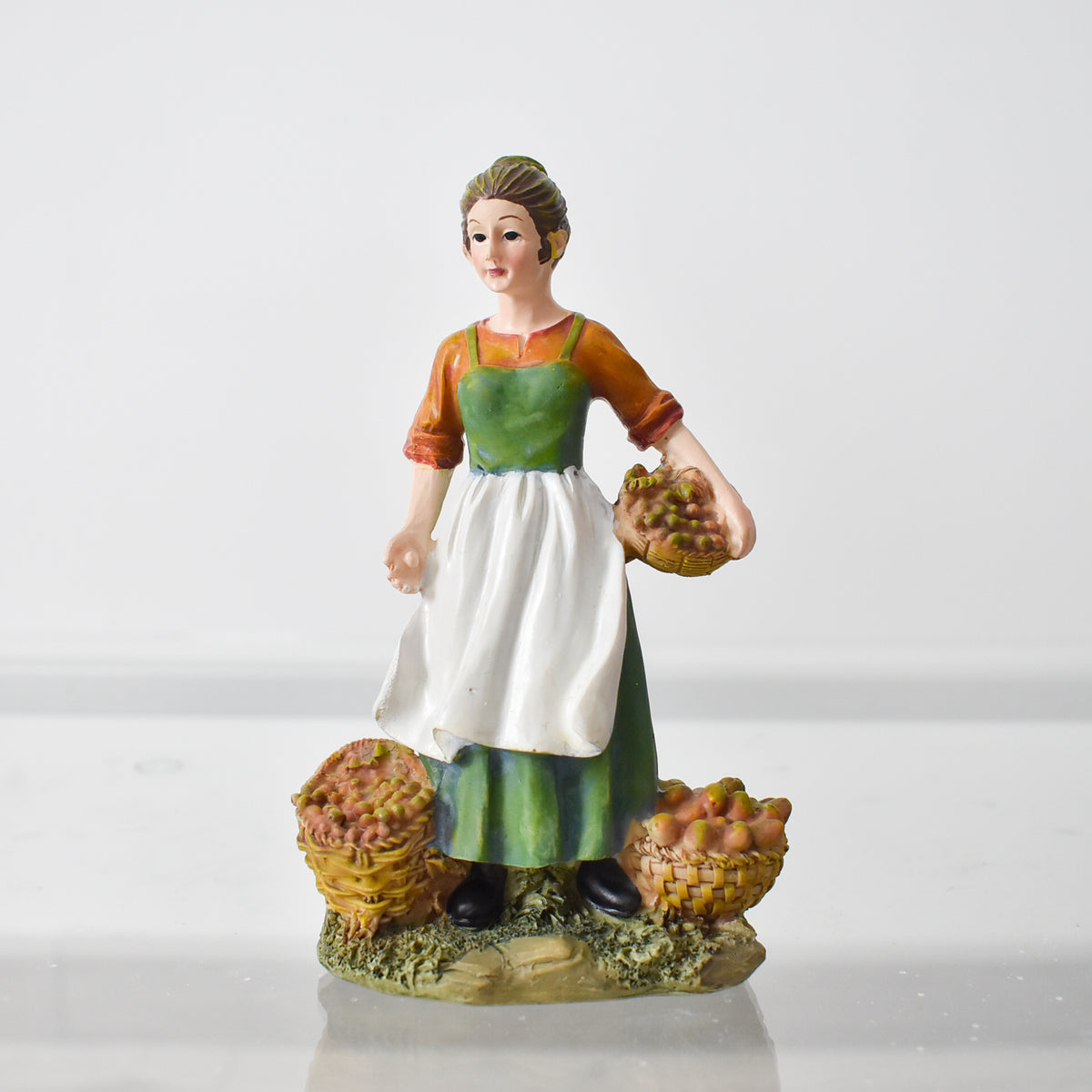 Figura de Aldeano para Pesebre 15x9 cm – Ref. XX9010835